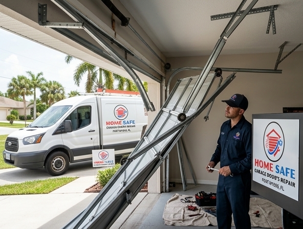 Off Track Garage Door Repair in Fort Myers