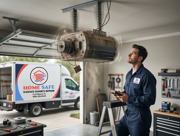 Troubleshooting Noisy Garage Door Opener in Fort Myers
