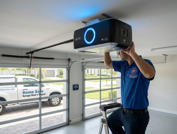 Smart WiFi Garage Door Opener in Fort Myers